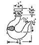 1-1/2 Ton Capacity Trolley Load Hook (A-158) - 2